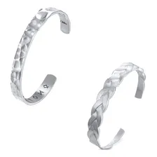 Bracelete Pulseira Tribal Trançado Runa Valknut Vintage Aço Cor Runas Vaknut Foto  mini 1