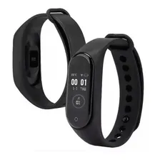 Bracelete Smartband M4 Monitor Cardíaco Relógio Inteligente Caixa Preto Pulseira Preto Foto mini 3
