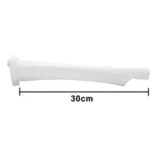 Braço Cano Chuveiro 30cm 1/2 Lorenzetti Esconde-fios Branco Foto mini 4