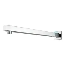 Braço Chuveiro Inox Para Ducha Quadrada Inox Cromado Foto mini  3