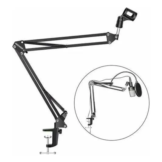 Braço Suporte Pedestal De Mesa Articulado Para Microfones Foto 1
