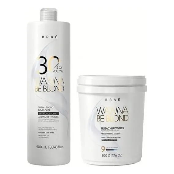 Braé Wanna Be Blond Pó Descolorante 500g Ox 30 Foto 1