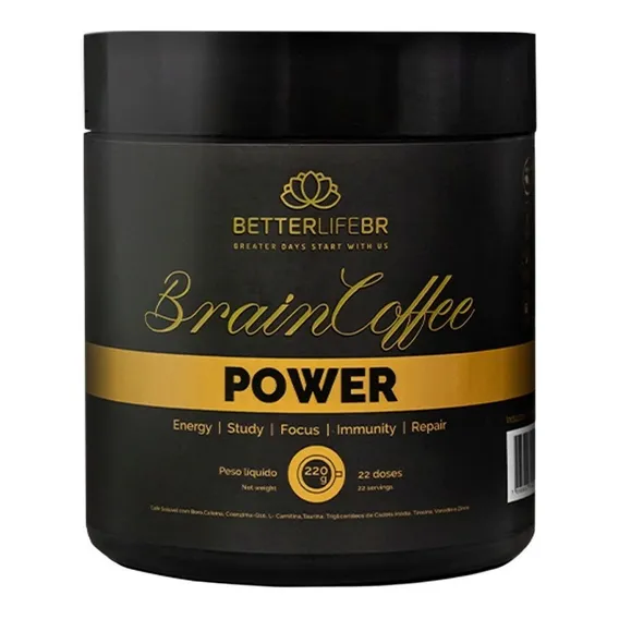 Brain Coffee Power Better Life 220g Café Mct Beter Life Sabor Coffe Foto 1