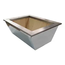 Braseiro P/ Embutir Inteiro Em Aço Inox -60x50x24 -novo Foto mini 1