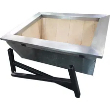 Braseiro P/ Embutir Inteiro Em Aço Inox -60x50x24 -novo Foto mini 2