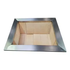 Braseiro P/ Embutir Inteiro Em Aço Inox -60x50x24 -novo Foto mini 3