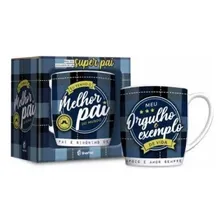 Brasfoot Caneca Porcelana Urban 360ml - Melhor Pai Do Mundo Foto mini 1