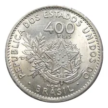 Brasil 1901 CupronÃquel Liberty 400 Réis Foto mini 2