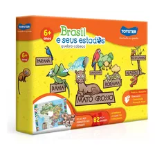 Brasil E Seus Estados Quebra Cabeça Educativo Toyster Foto mini 1