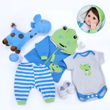 Brastoy BebĂȘ Reborn Menino Boneco Menino Sapo Boneca Silicone Realista Foto mini 2