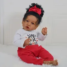 Brastoy BebĂȘ Reborn Boneca Menina Realista Reborn Boneca Pintada 48cm Foto mini 3