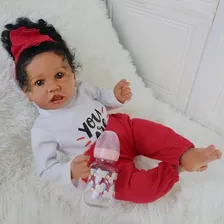 Brastoy BebĂȘ Reborn Boneca Menina Realista Reborn Boneca Pintada 48cm Foto mini 4