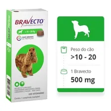 Bravecto Antipulgas Carrapatos 500 Cães 10a20kg + Necessaire Foto mini  2