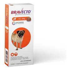 Bravecto Antipulgas e Carrapatos Para Cães De 4,5 A 10 Kg Foto  mini 1