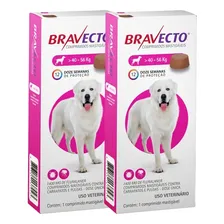 Bravecto Combo 2 Unid 1400mg Comprimido Cães De 40 A 56 Foto mini 1