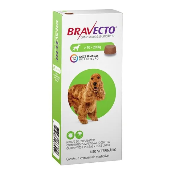 Bravecto P/ Cães De 10 A 20kg Foto 1