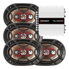 Bravox Kit 02 Par Alto Falantes 6x9 Pol + Taramps Ts400x4 Foto mini 1