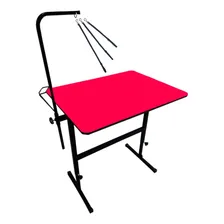 Bravura pet Mesa De Tosa Banho E Tosa Regulável Cor Vermelho Foto mini 2