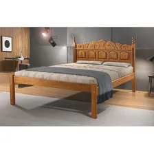 Braznelo Capelinha Casal cama madeira sucupira cera quarto Foto mini 2