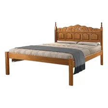 Braznelo Capelinha Casal cama madeira sucupira cera quarto Foto mini 1