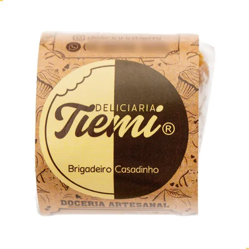 Brigadeiro Tradicional Branco E Preto Meio Amargo Deliciaria Tiemi Brigadeiro Tradicional Branco E Preto Meio Amargo Com Chocolate Sem GlĂșten Caixa 35 G Pacote X 4 Foto 1