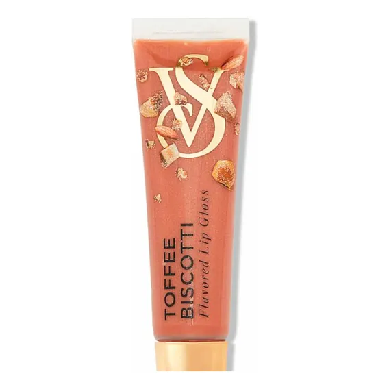 Brilho labial com sabor Victoria's Secret Brilho labial Brilho labial Cor Caramelo Biscoitos Brilhantes Foto 1