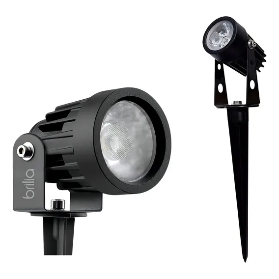 Brilia Espeto De Jardim Led 7W Branco-Quente 2700k Bivolt Foto 1