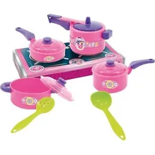 Brincando De Casinha Panela E Cia Minhas Panelinhas Big Star Cor Rosa Foto mini 2