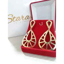 Brinco A 18k/750 Banhado Ouro Cor Dourado Foto mini 1