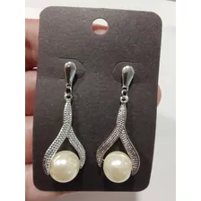 Brinco Aço Cirúrgico Feminino Com Perola Antialérgico Joias Cor PRATA/AÇO Foto mini 4