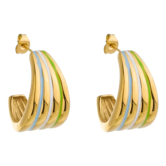 Brinco Argola Banhada A Ouro 18k Foto 1