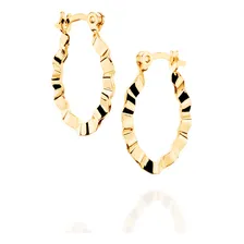 Brinco Argola Banhado A Ouro 523520 Rommanel Foto  mini 1