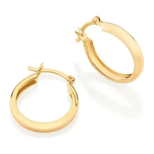 Brinco Argola Rommanel Joias Dourado Médio 1,6 Cm Foto 1