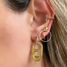 Brinco Argolinha Banhado Ouro 18k Foto mini 2
