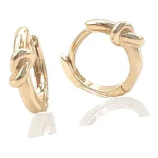 Brinco Argolinha Banhado Ouro 18k Foto mini 1