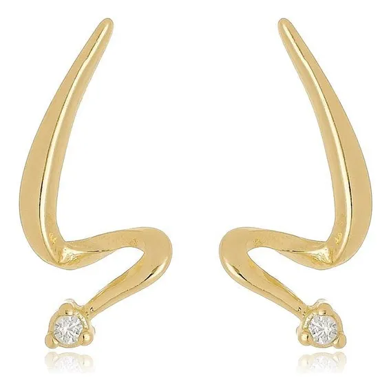 Brinco Banhado A Ouro 18k Foto 1