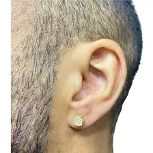 Brinco Banhado A Ouro Cravejado Brinco Masculino De Ouro 18k Foto mini  2