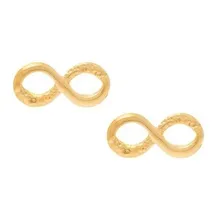 Brinco Banhado Ouro Rommanel Pequeno Iinito Lindo Cor Dourado Foto mini 1