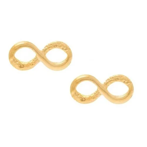 Brinco Banhado Ouro Rommanel Pequeno Iinito Lindo Cor Dourado Foto 1