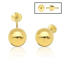 Brinco Bola Ouro 18k 5mm Foto mini 1