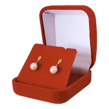 Brinco De Ouro 18k 750 Pérola Biwa Natural Pendurado Foto mini  3
