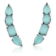 Brinco Ear Cuff 01 Cristal Foto mini 1