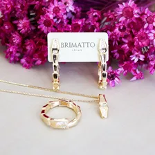 Brinco Feminino Tendência Banhado A Ouro 18k Foto mini  3