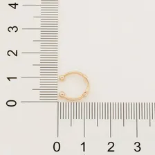 Brinco Folheado Ouro Rommanel Piercing Iinito Com Foto mini 3