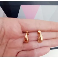 Brinco Gota Argolinha Dourado Foto mini 4