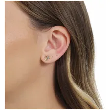 Brinco Infantil Banhado Ouro 18k Corações Fofo Antialérgico Foto mini  2