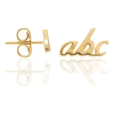 Brinco Infantil Folheado A Ouro 18k Abc Rommanel 525919 Foto mini  2