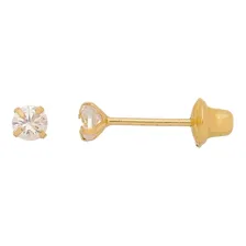 Brinco Infantil Recém Nascido 2,5mm Recém Nascido Ouro 18k Foto  mini 1