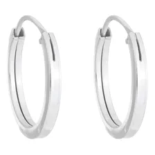 Brinco Masculino De Argola 1.5 Cm Em Prata 925 Foto mini 2