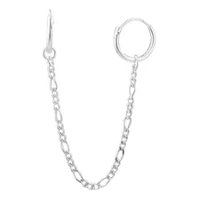 Brinco Masculino Feminino Corrente Prata 925 Cartilagem Foto  mini 1